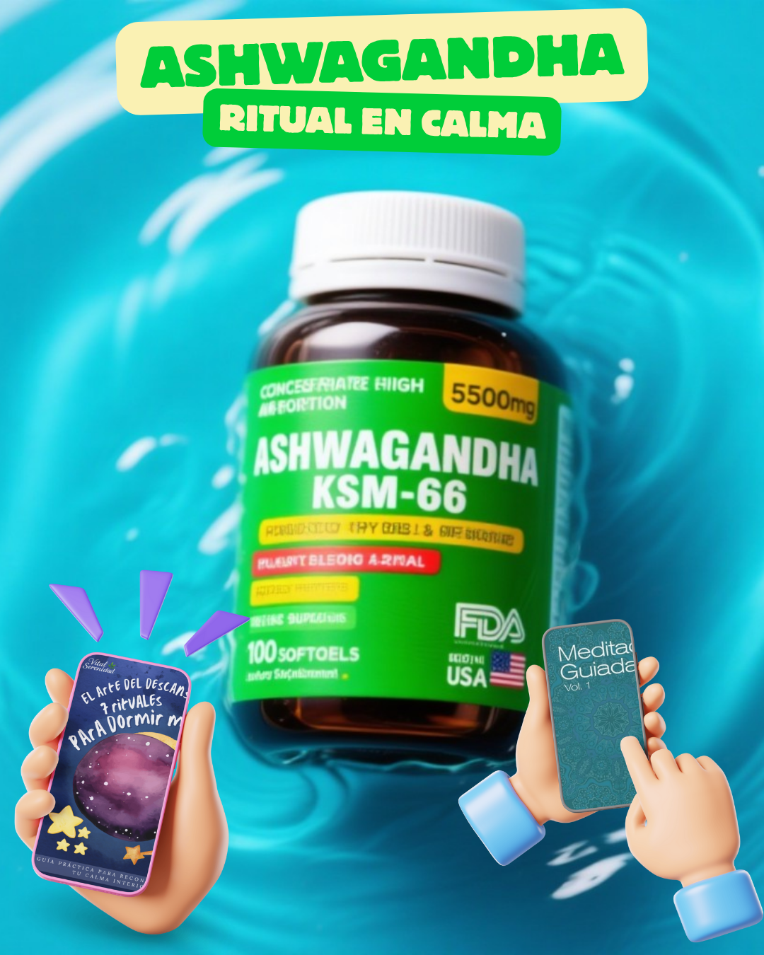 ASHWAGANDHA | Reduce el estrés y recupera tu calma natural