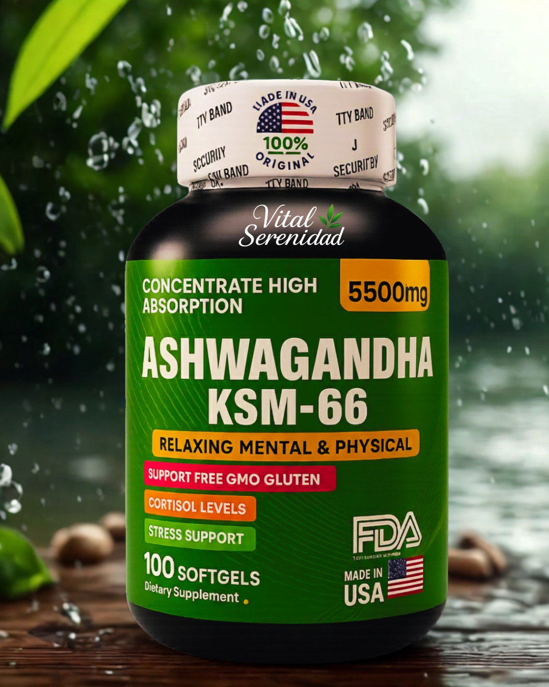 ASHWAGANDHA X1 La ansiedad no define tu destino. Hay una salida