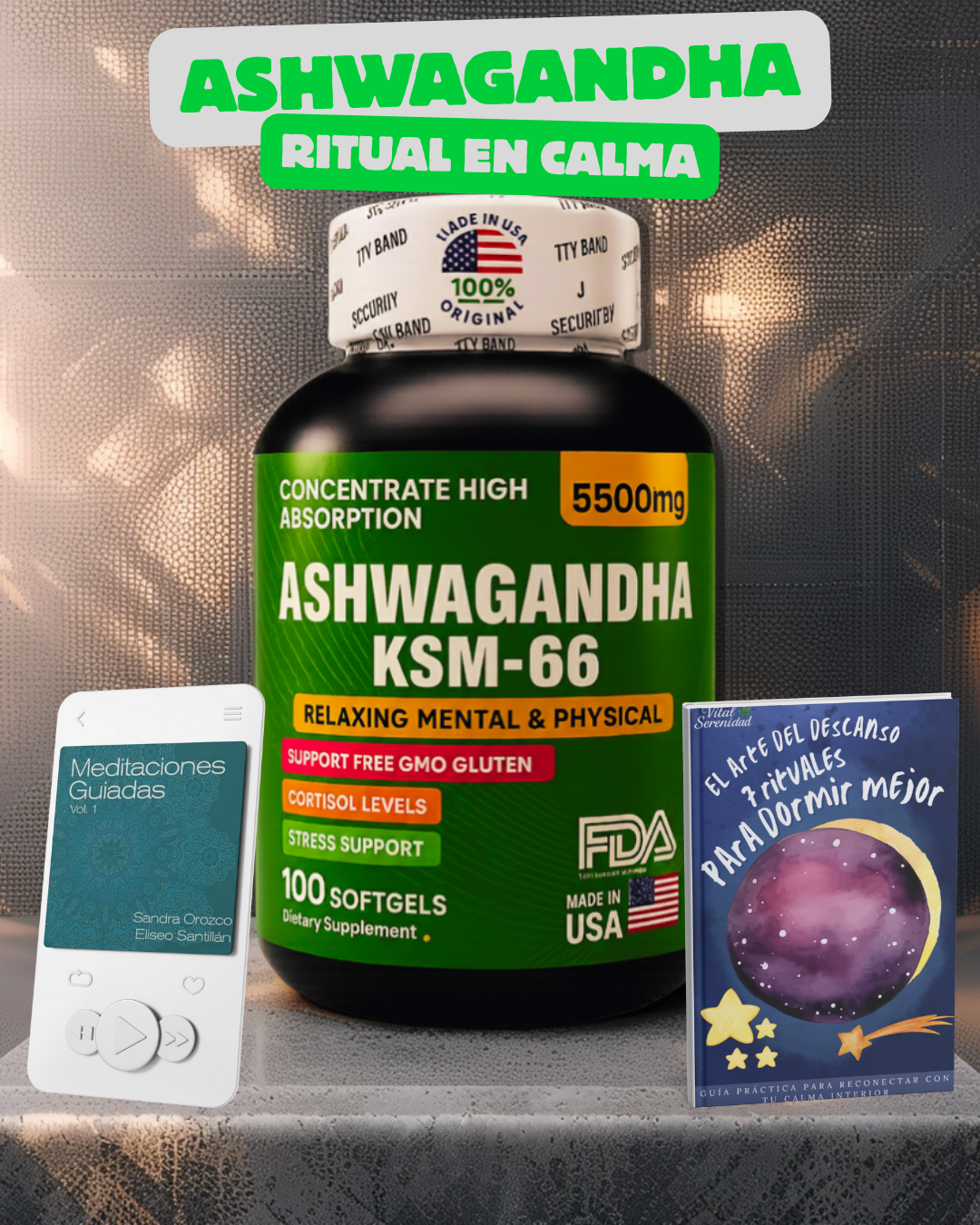 ASHWAGANDHA | Reduce el estrés y recupera tu calma natural