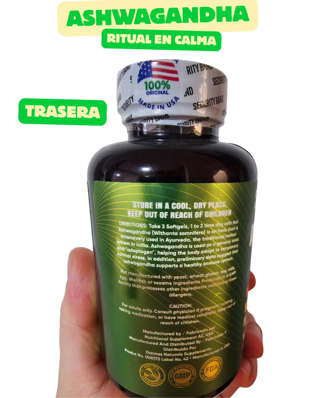 ASHWAGANDHA | Reduce el estrés y recupera tu calma natural